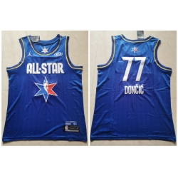 Mavericks 77 Luka Doncic Blue 2020 NBA All Star Jordan Brand Swingman Jersey