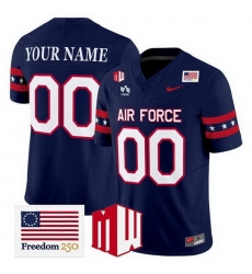 Men Air Force Falcons Active Player Custom Navy 2026 F U S E Freedom 250 Vapor Limited Stitched Jersey Men Air Force Falcons Active Player Custom Navy 2026 F U S E Freedom 250 Vapor Limited Stitched Jersey