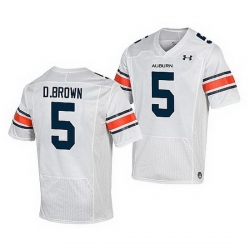 Auburn Tigers Derrick Brown White Replica Men'S Jersey