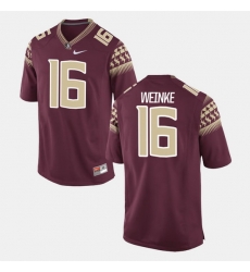 Florida State Seminoles Chris Weinke Alumni Football Game Garnet Jersey