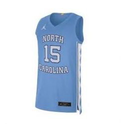 Men North Carolina Tar Heels Vince Carter 15 College Basketball Jersey Carolina Blue