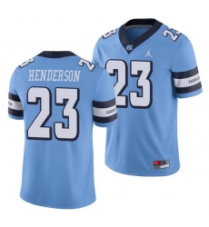 North Carolina Tar Heels Josh Henderson Carolina Blue College Football Men'S Jersey