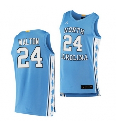 North Carolina Tar Heels Kerwin Walton Blue Authentic Jersey