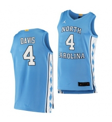 North Carolina Tar Heels R.J. Davis Blue Authentic Jersey