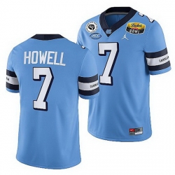 North Carolina Tar Heels Sam Howell Blue 2021 Duke'S Mayo Bowl Cfp Jersey