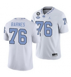 North Carolina Tar Heels William Barnes White Game Football Replica Jersey