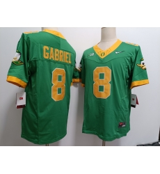 Men Oregon Ducks 8 Dillon Gabriel Green F U S E  Stitched Jersey