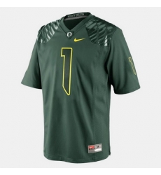 Men Oregon Ducks Josh Huff College Football Green Jersey