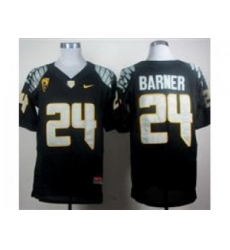 Ncaa Oregon Ducks Kenjon Barner #24 Black College Football Jerseys