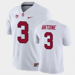 Men Stanford Cardinal Malik Antoine Game White College Football Jersey