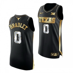 Texas Longhorns Avery Bradley 2021 March Madness Golden Authentic Black Jersey