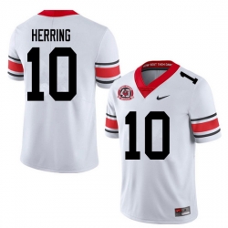 2020 Men #10 Malik Herring Georgia Bulldogs 1980 National Champions 40th Anniversary College Footbal