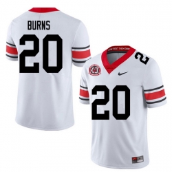 2020 Men #20 Major Burns Georgia Bulldogs 1980 National Champions 40th Anniversary College Football