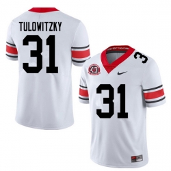 2020 Men #31 Reid Tulowitzky Georgia Bulldogs 1980 National Champions 40th Anniversary College Footb