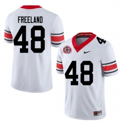 2020 Men #48 Jarrett Freeland Georgia Bulldogs 1980 National Champions 40th Anniversary College Foot