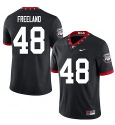 2020 Men #48 Jarrett Freeland Georgia Bulldogs Mascot 100th Anniversary College Football Jerseys Sal