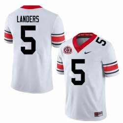 2020 Men #5 Matt Landers Georgia Bulldogs 1980 National Champions 40th Anniversary College Football