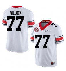 2020 Men #77 Devin Willock Georgia Bulldogs 1980 National Champions 40th Anniversary College Footbal