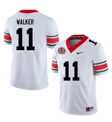 Men #11 Jalon Walker Georgia Bulldogs College Football Jerseys Sale-40th Anniversary