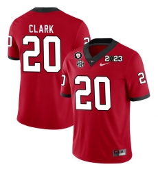 Men #20 Sevaughn Clark Georgia Bulldogs 2022-23 CTP National Championship Football Jerseys