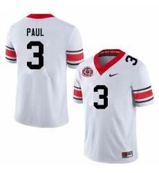 Men #3 Andrew Paul Georgia Bulldogs College Football Jerseys Sale-40th Anniversary