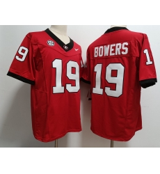 Men Women Youth Georgia Bulldogs #19 Brock Bowers Red 2023 F U S E Stitched College Football Jerseys