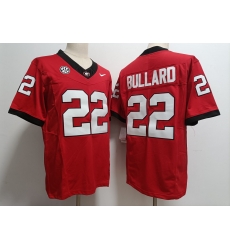 Men Women Youth Georgia Bulldogs #22 Javon Bullard Red 2023 F U S E College Football Jerseys