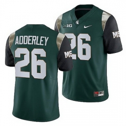 Michigan State Spartans Herb Adderley Green College Football Men Jersey