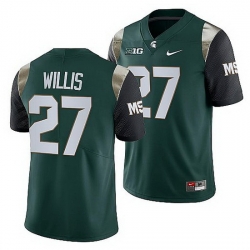 Michigan State Spartans Khari Willis Green College Football Men Jersey