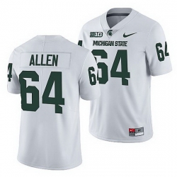 Michigan State Spartans Matt Allen White Limited Men Jersey