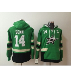 Men's Dallas Stars #14 Jamie Benn Stitched Hoody