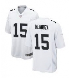 Las Vegas Raiders 15 MENDOZA White Vapor Limited Stitched Jersey