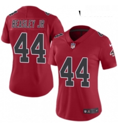 Womens Nike Atlanta Falcons 44 Vic Beasley Limited Red Rush Vapor Untouchable NFL Jersey