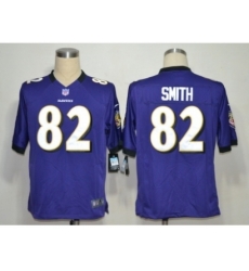 Nike Baltimore Ravens 82 Torrey Smith purple Game NFL Jersey