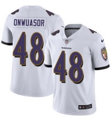 Nike Ravens 48 Patrick Onwuasor White Vapor Untouchable Limited Jersey