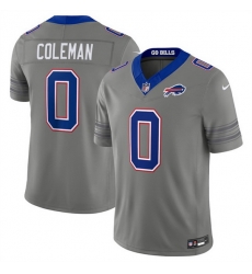 Men Buffalo Bills 0 Keon Coleman Gray F U S E 2026 Nickel City Vapor Stitched Football Jersey Men Buffalo Bills 0 Keon Coleman Gray F U S E 2026 Nickel City Vapor Stitched Football Jersey