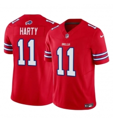 Men Buffalo Bills 11 Deonte Harty Red 2023 F U S E  Vapor Untouchable Limited Stitched Jersey