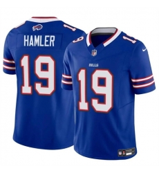 Men Buffalo Bills 19 KJ Hamler Blue 2024 F U S E  Vapor Untouchable Limited Stitched Football Jersey