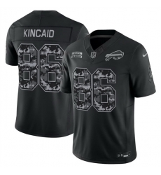 Men Buffalo Bills  86 Dalton Kincaid Black F U S E  2026 Salute to Service Limited Stitched Football Jersey