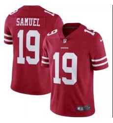 Men Francisco 49ers Deebo Samuel #19 Red Vapor Untouchable Limited Player Football Jersey