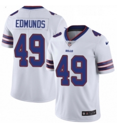 Mens Nike Buffalo Bills 49 Tremaine Edmunds White Vapor Untouchable Limited Player NFL Jersey