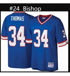 Mitchell & Ness Men's Buffalo Bills Cole Bishop #24 Royal 1990 Throwback Jersey Mitchell & Ness Men's Buffalo Bills Cole Bishop #24 Royal 1990 Throwback Jersey