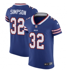 Nike Bills #32 O J Simpson Royal Blue Team Color Mens Stitched NFL Vapor Untouchable Elite Jersey