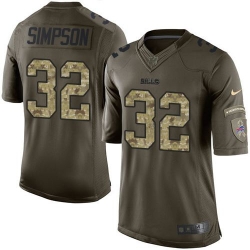 Nike Bills #32 O  J  Simpson Green Youth Stitched NFL Limited Salute to Service Jersey Nike Bills #32 O  J  Simpson Green Youth Stitched NFL Limited Salute to Service Jersey
