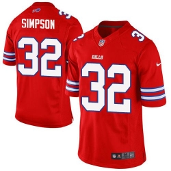 Nike Bills #32 O  J  Simpson Red Youth Stitched NFL Limited Rush Jersey Nike Bills #32 O  J  Simpson Red Youth Stitched NFL Limited Rush Jersey