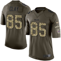 Nike Bills #85 Charles Clay Green Youth Stitched NFL Limited Salute to Service Jersey Nike Bills #85 Charles Clay Green Youth Stitched NFL Limited Salute to Service Jersey