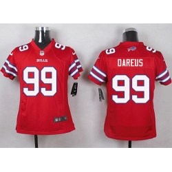 Nike Bills #99 Marcell Dareus Red Youth Stitched NFL Limited Rush Jersey Nike Bills #99 Marcell Dareus Red Youth Stitched NFL Limited Rush Jersey