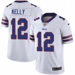 Youth Nike Buffalo Bills 12 Jim Kelly Elite White NFL Jersey Youth Nike Buffalo Bills 12 Jim Kelly Elite White NFL Jersey
