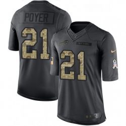 Youth Nike Buffalo Bills 21 Jordan Poyer Limited Black 2016 Salute to Service NFL Jersey Youth Nike Buffalo Bills 21 Jordan Poyer Limited Black 2016 Salute to Service NFL Jersey