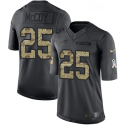 Youth Nike Buffalo Bills 25 LeSean McCoy Limited Black 2016 Salute to Service NFL Jersey Youth Nike Buffalo Bills 25 LeSean McCoy Limited Black 2016 Salute to Service NFL Jersey